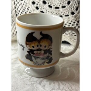 Pixies "Brownie Downing" Fine China Japan Tea Cup 1970s Collectible